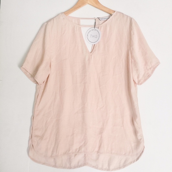 New Toby Heart Ginger silky rose pink top shirt M‎ - Picture 1 of 7